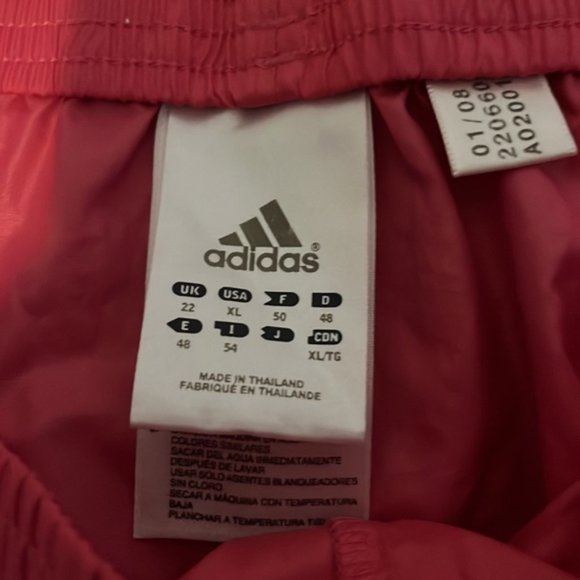 ADIDAS XL Pink Running Athletic Shorts - Picture 4 of 4